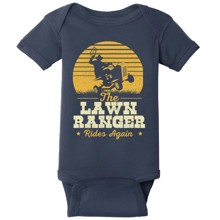 Funny Landscraper Mower Landscaping Baby Bodysuit