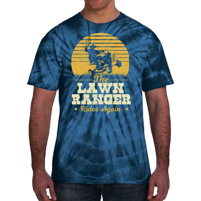 Funny Landscraper Mower Landscaping Tie-Dye T-Shirt