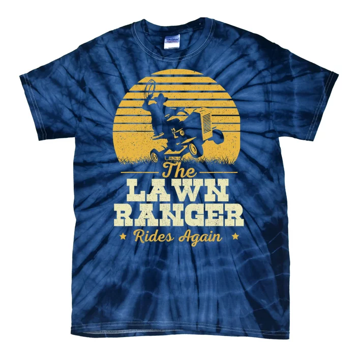 Funny Landscraper Mower Landscaping Tie-Dye T-Shirt