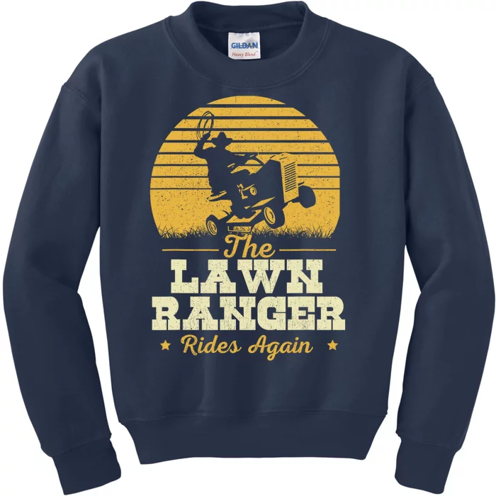 Funny Landscraper Mower Landscaping Kids Sweatshirt