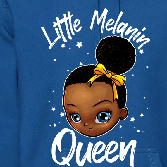 Funny Little Melanin Gift Black History Magic Gift Premium Hoodie