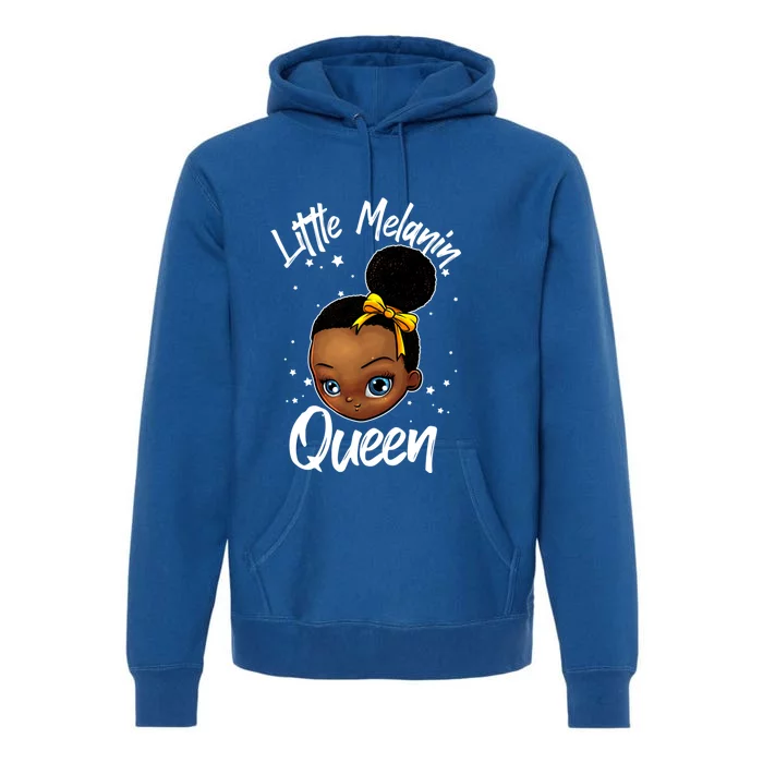 Funny Little Melanin Gift Black History Magic Gift Premium Hoodie