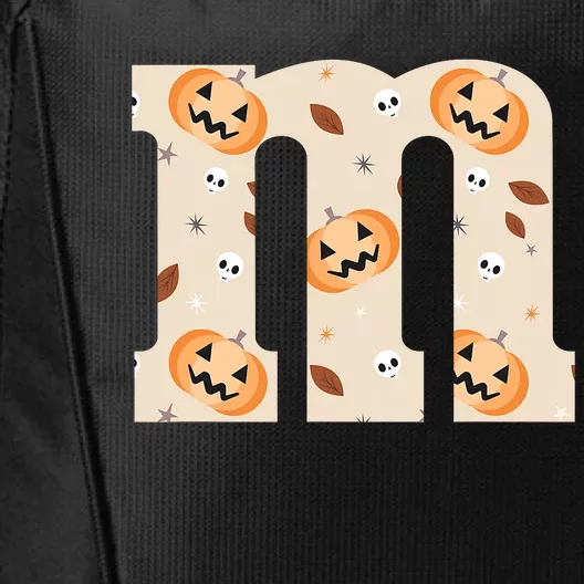 Funny Letter M Groups Halloween Team Costume City Backpack