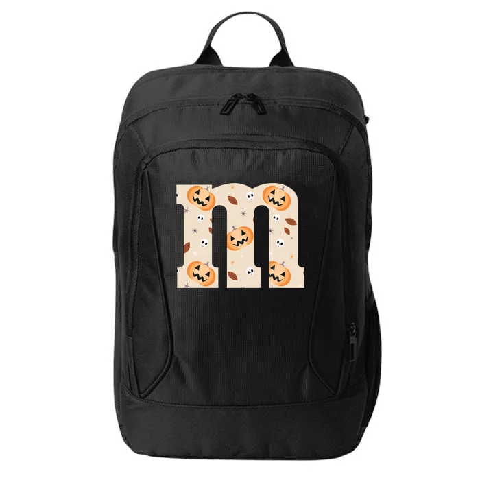 Funny Letter M Groups Halloween Team Costume City Backpack