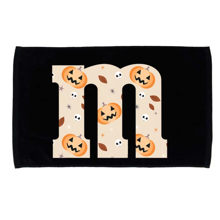 Funny Letter M Groups Halloween Team Costume Microfiber Hand Towel