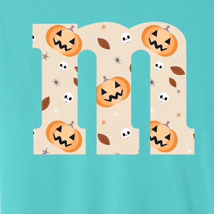 Funny Letter M Groups Halloween Team Costume ChromaSoft Performance T-Shirt