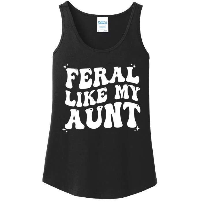 Feral Like My Aunt Ladies Essential Tank