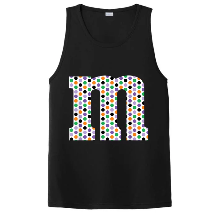 Funny Letter M Groups Halloween Team Costume Performance Tank