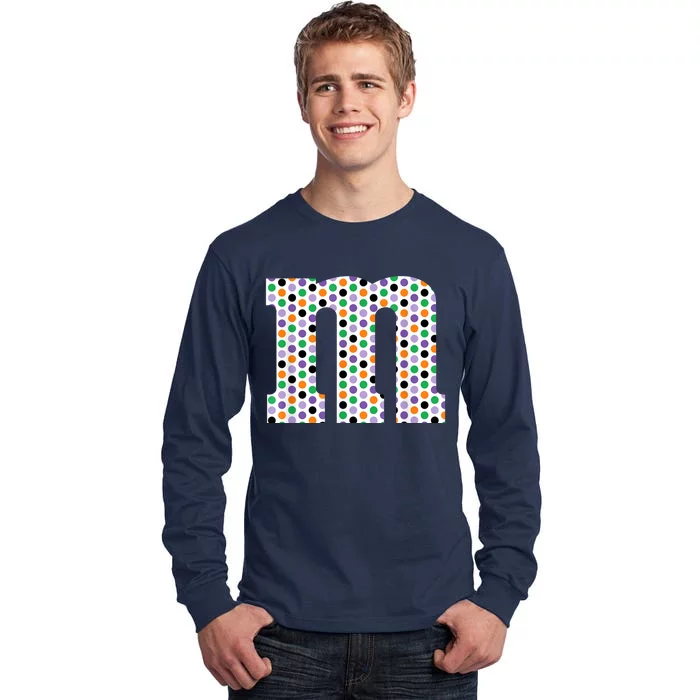 Funny Letter M Groups Halloween Team Costume Tall Long Sleeve T-Shirt