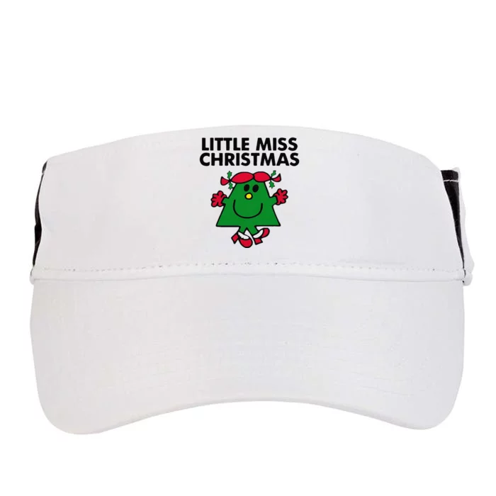 Funny Little Miss Christmas Adult Drive Performance Visor