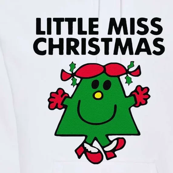 Funny Little Miss Christmas Premium Hoodie