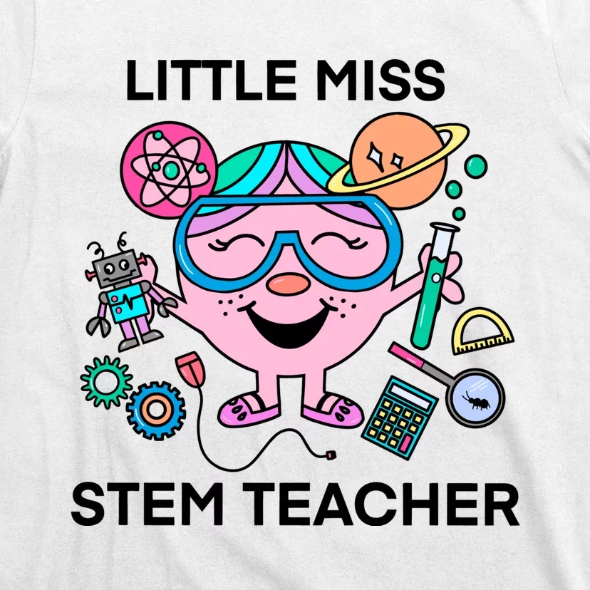 Funny Little Miss Stem Teacher T-Shirt