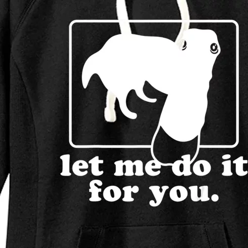 Funny Let Me Do It For You Borzoi Dog Meme Women's Fleece Hoodie