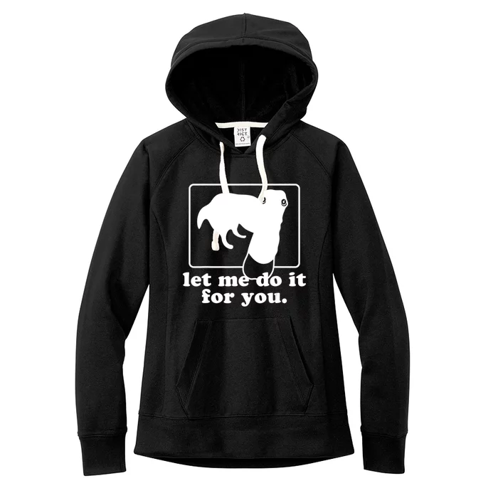 Funny Let Me Do It For You Borzoi Dog Meme Women's Fleece Hoodie