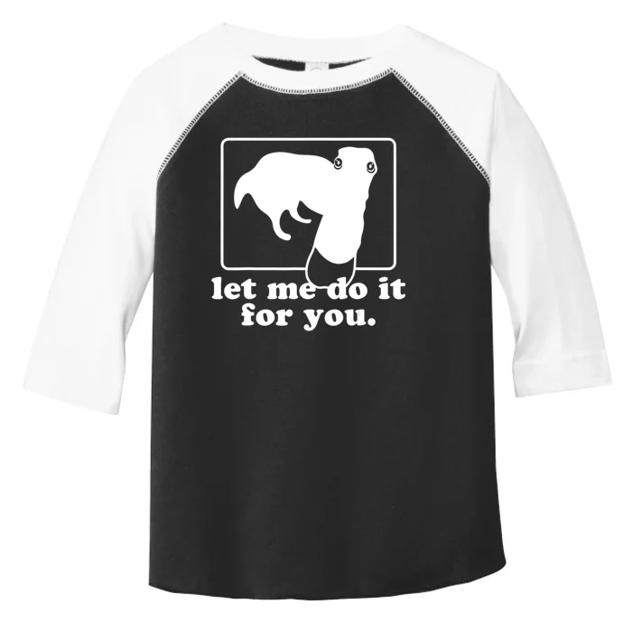 Funny Let Me Do It For You Borzoi Dog Meme Toddler Fine Jersey T-Shirt