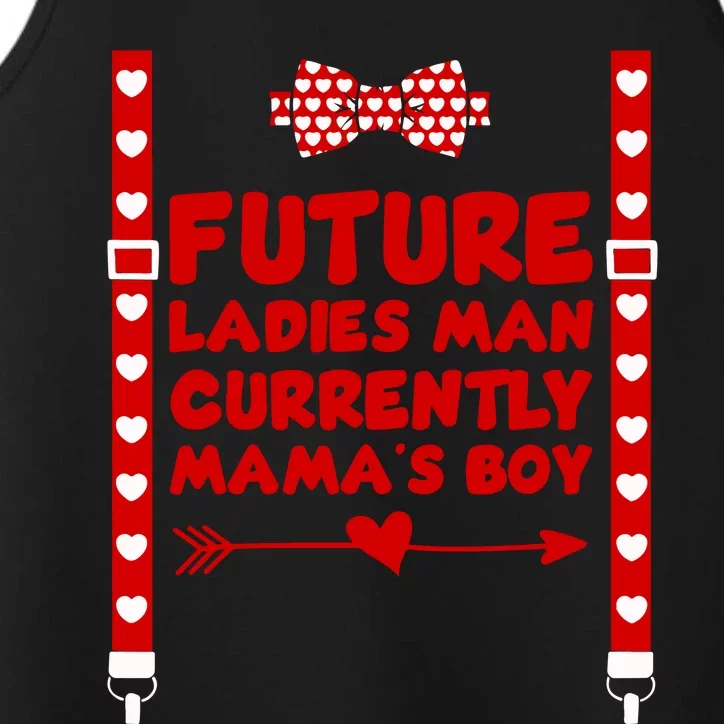 Future Ladies Man Currently Mama's Boy Valentine's Day Gift Performance Tank