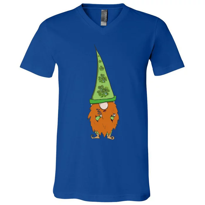 Funny Leprechaun Meaningful Gift Great Gift Irish Shamrock Saint Patrick's Day G V-Neck T-Shirt