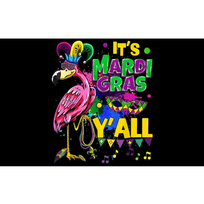 Flamingo Lover Mardi Gras Celebration New Orleans Louisiana Bumper Sticker