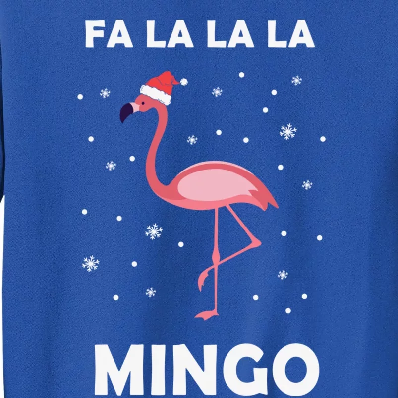 Fa Lalala Mingo Funny Christmas Animal Lovers Gift Tall Sweatshirt