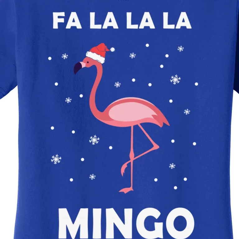 Fa Lalala Mingo Funny Christmas Animal Lovers Gift Women's T-Shirt