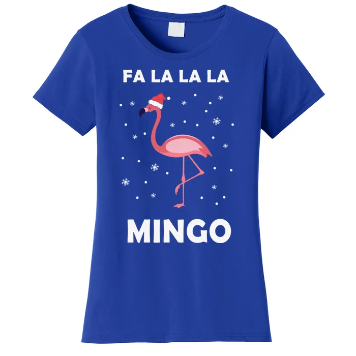 Fa Lalala Mingo Funny Christmas Animal Lovers Gift Women's T-Shirt