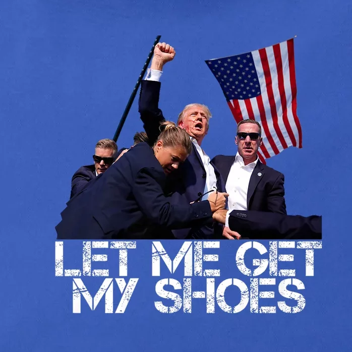 Funny Let Me Get My Shoes Trump 2024 Zip Tote Bag