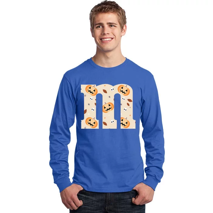 Funny Letter M Groups Halloween Team Costume Tall Long Sleeve T-Shirt