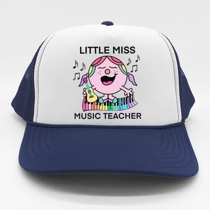 Funny Listle Miss Music Teacher Trucker Hat