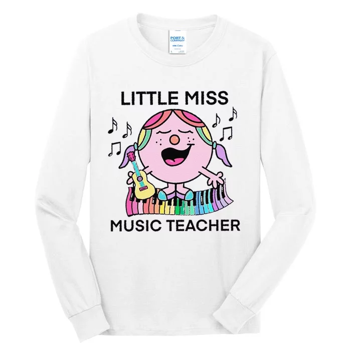 Funny Listle Miss Music Teacher Tall Long Sleeve T-Shirt