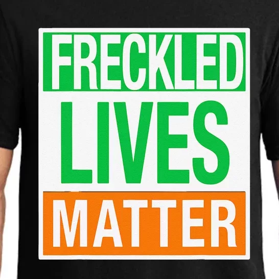 Freckled Lives Matter Funny Saint Patrick's Day Pajama Set