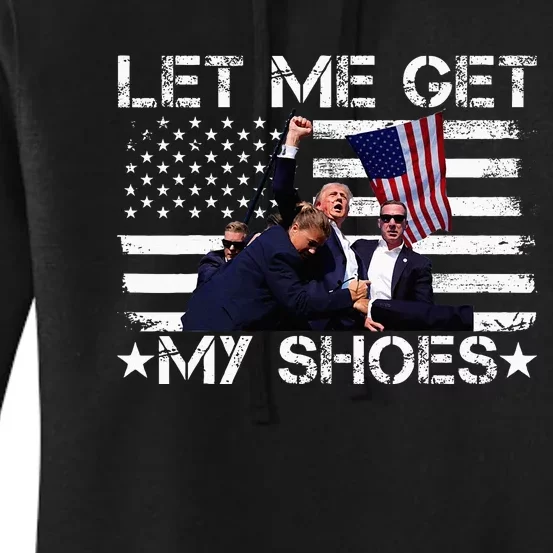 Funny Let Me Get My Shoes Women's Pullover Hoodie