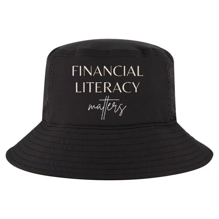 Financial Literacy Matters For Financial Advisor Coaches Cool Comfort Performance Bucket Hat