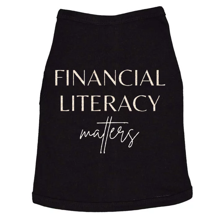 Financial Literacy Matters For Financial Advisor Coaches Doggie Tank