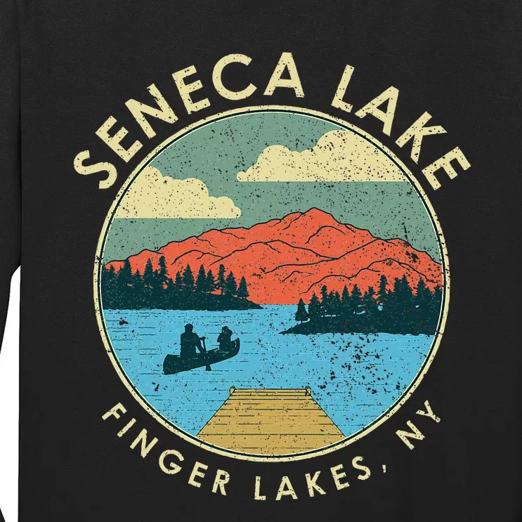 Finger Lakes Ny New York Seneca Lake Long Sleeve Shirt