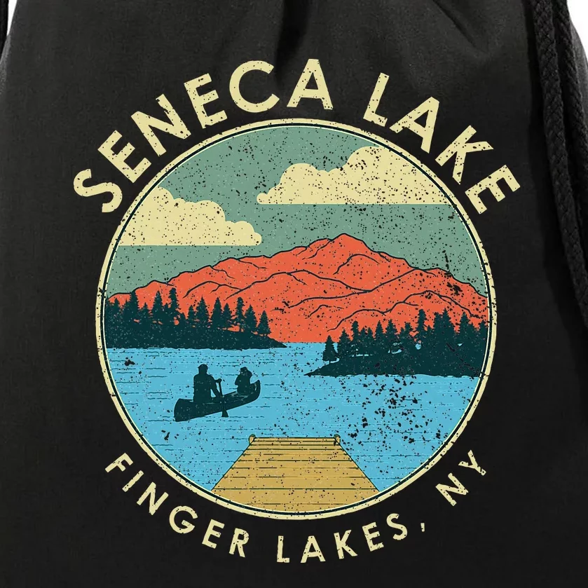 Finger Lakes Ny New York Seneca Lake Drawstring Bag