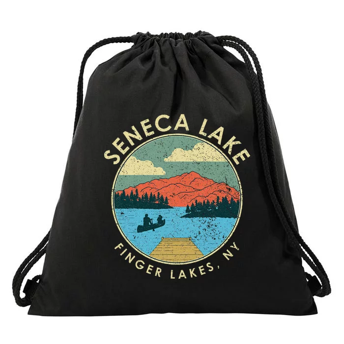 Finger Lakes Ny New York Seneca Lake Drawstring Bag