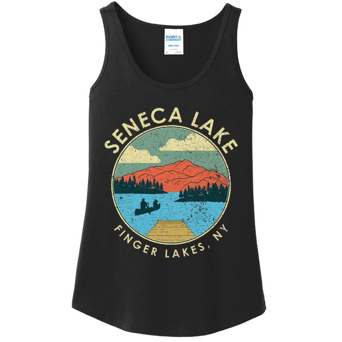 Finger Lakes Ny New York Seneca Lake Ladies Essential Tank