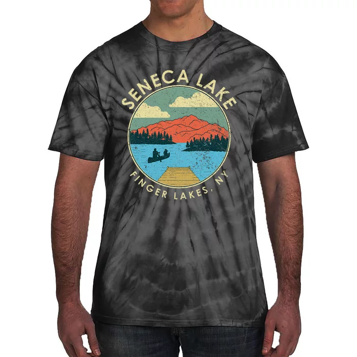 Finger Lakes Ny New York Seneca Lake Tie-Dye T-Shirt