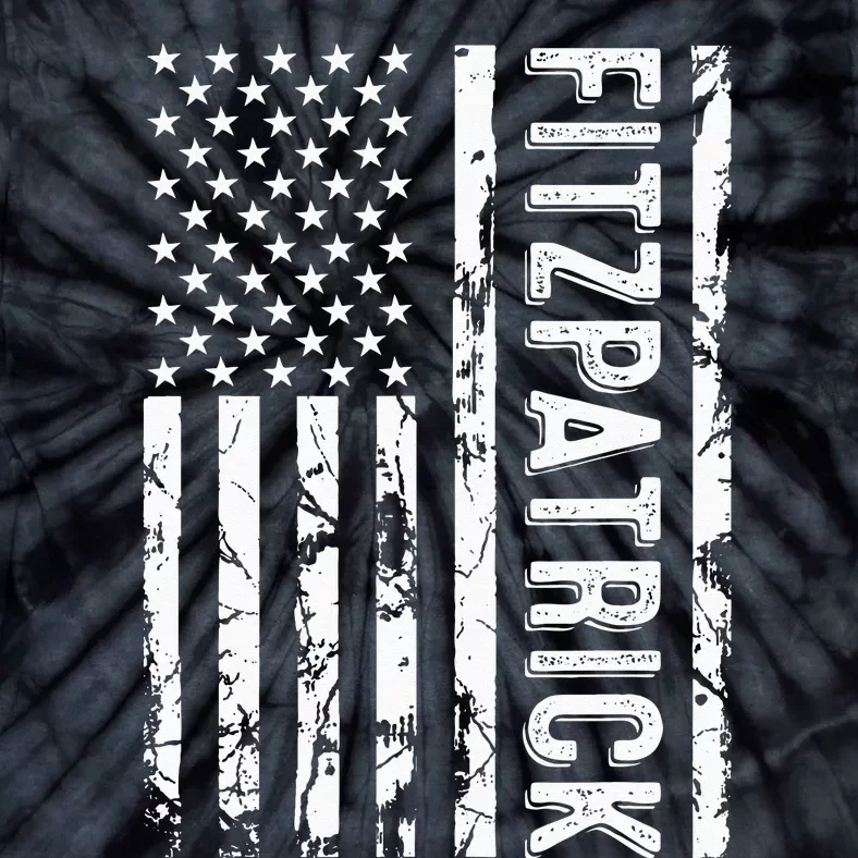 Fitzpatrick Last Name Funny Surname Team Family Reunion Tie-Dye T-Shirt