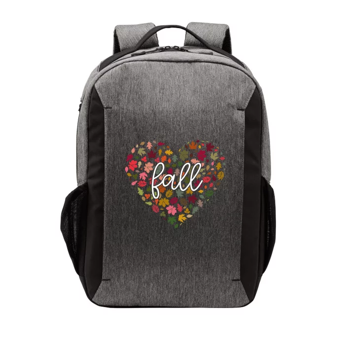 Fall Lover Nature Heart Vector Backpack