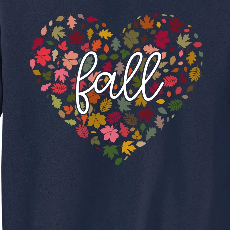 Fall Lover Nature Heart Tall Sweatshirt