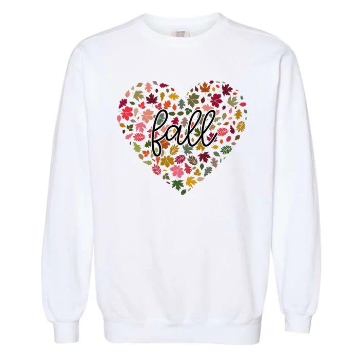 Fall Lover Nature Heart Garment-Dyed Sweatshirt