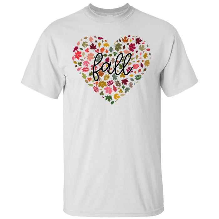 Fall Lover Nature Heart Tall T-Shirt