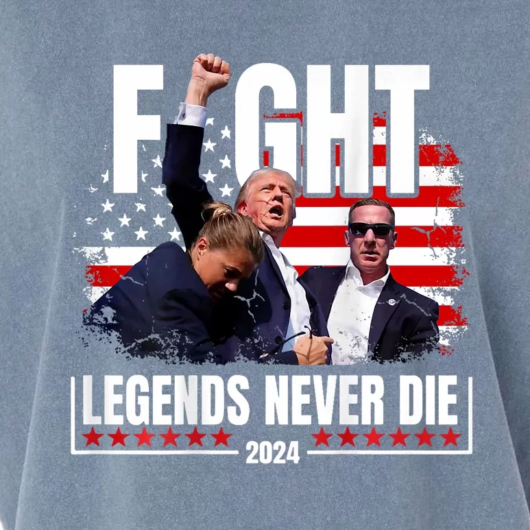 Fight Legends Never Die 2024 Garment-Dyed Women's Muscle Tee