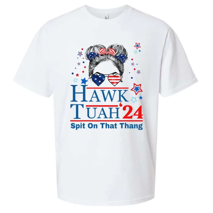 Funhardy Last Name Family Reunion Vacationhawk Tuah 24 Spit On That Thang Parody Sueded Cloud Jersey T-Shirt