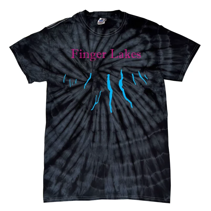 Finger Lakes New York Tie-Dye T-Shirt