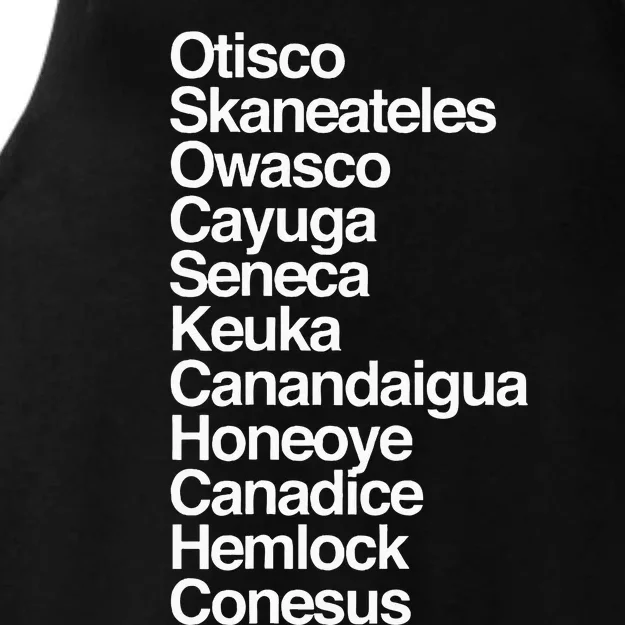 Finger Lakes Ny Finger Lakes Region Cayuga Seneca Keuka Ladies Tri-Blend Wicking Tank