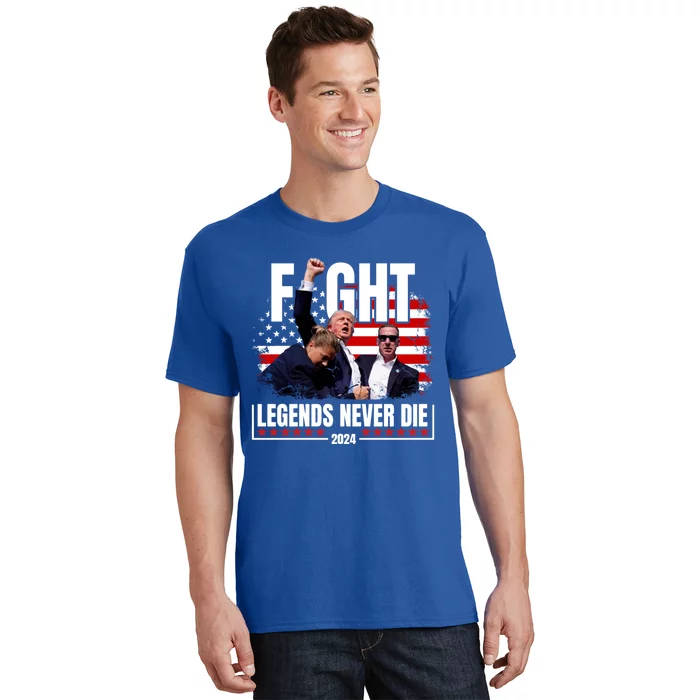 Fight Legends Never Die 2024 Trump Shooting T-Shirt