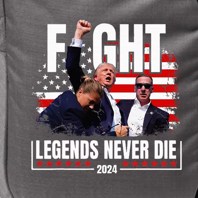 Fight Legends Never Die 2024 Trump Shooting Impact Tech Backpack