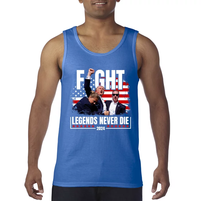 Fight Legends Never Die 2024 Trump Shooting Tank Top